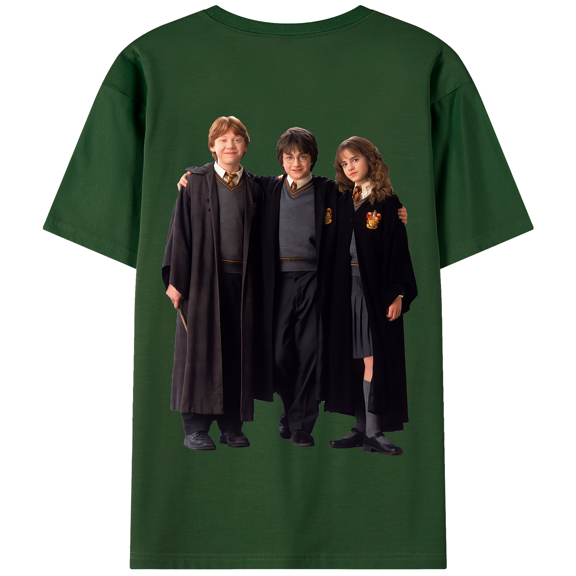 （画像用） Harry Potter ハリー・ポッターシリーズ 綿100％半袖Tシャツ（背面プリント）